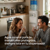 Fuente con agua mineral