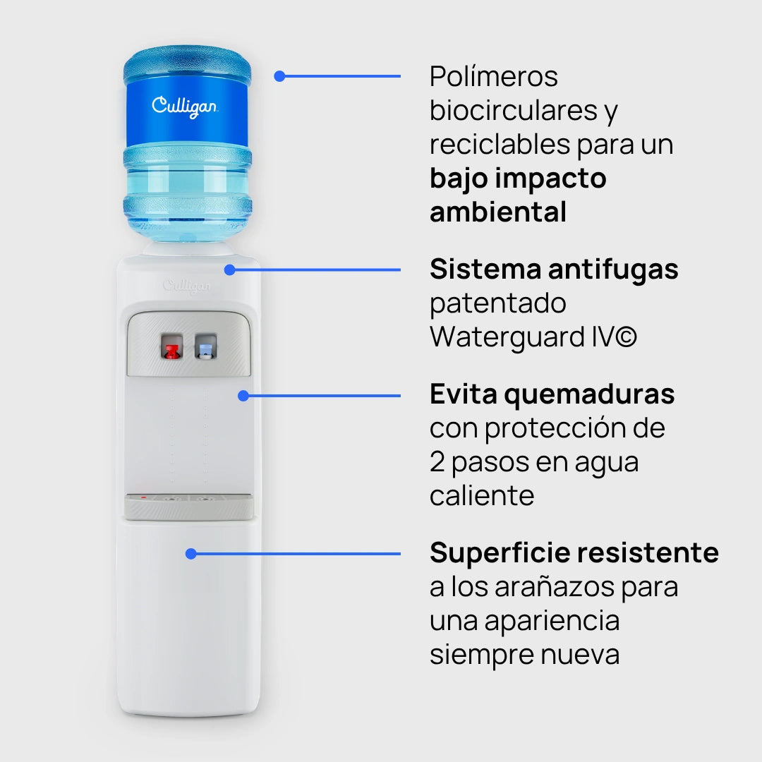 Fuente con agua mineral