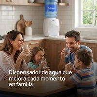 Fuente táctil con agua mineral