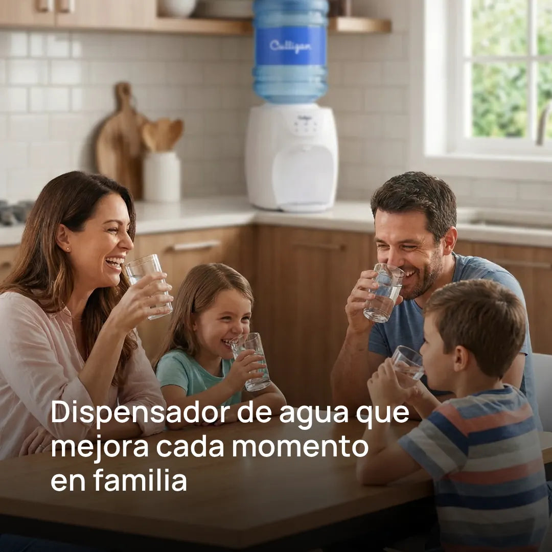 Fuente táctil con agua mineral