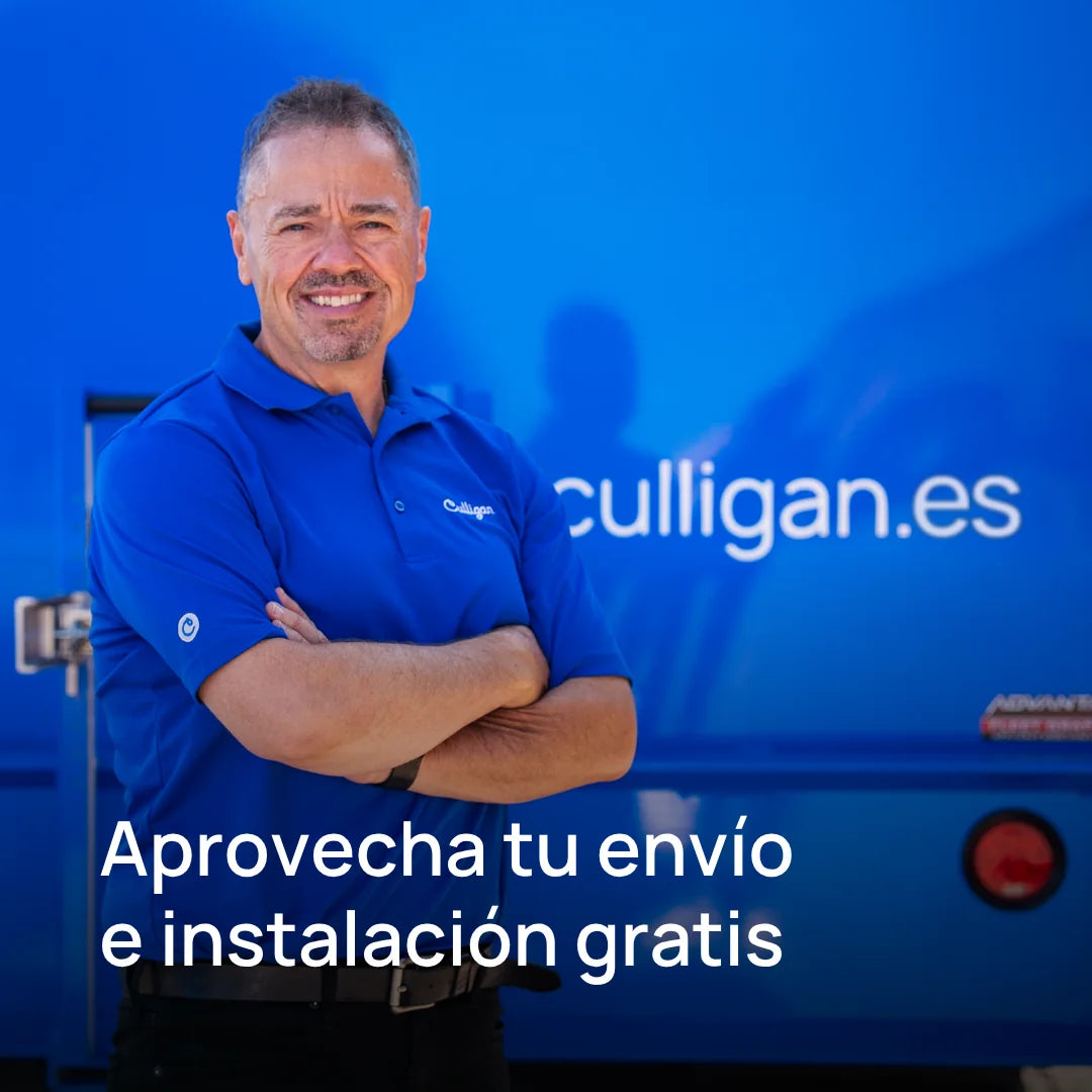 Fuente con agua mineral